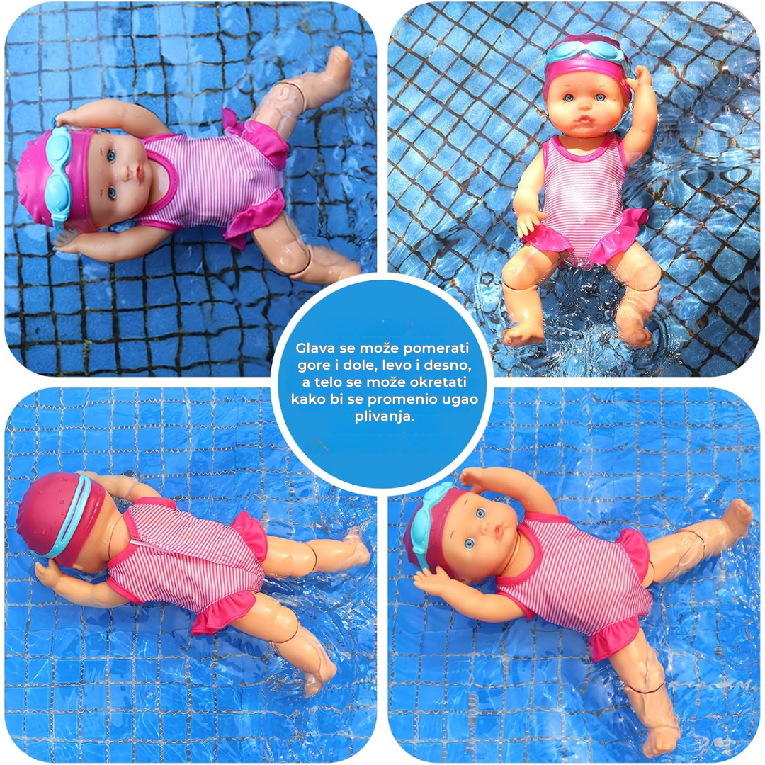 Lutka koja pliva u vodi