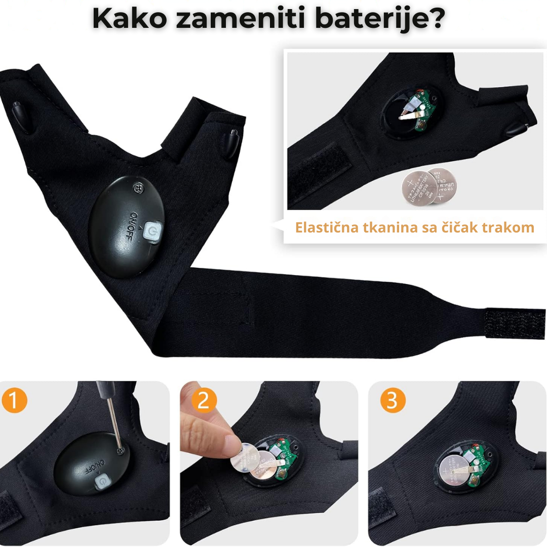 AuroraGrip – Rukavice za rad u mraku