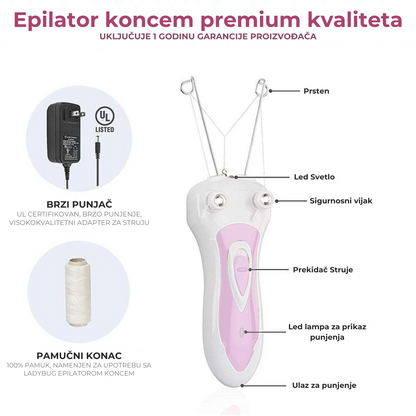 Električni epilator na konac